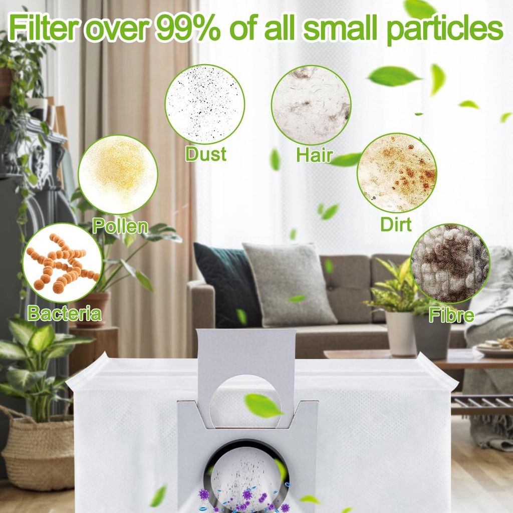 Kit Ricambi 12 Pezzi Per Ecovacs DEEBOT X1 Omni / Plus / Turbo – Spazzole, Filtri E Panno – Compatibile Non Originale