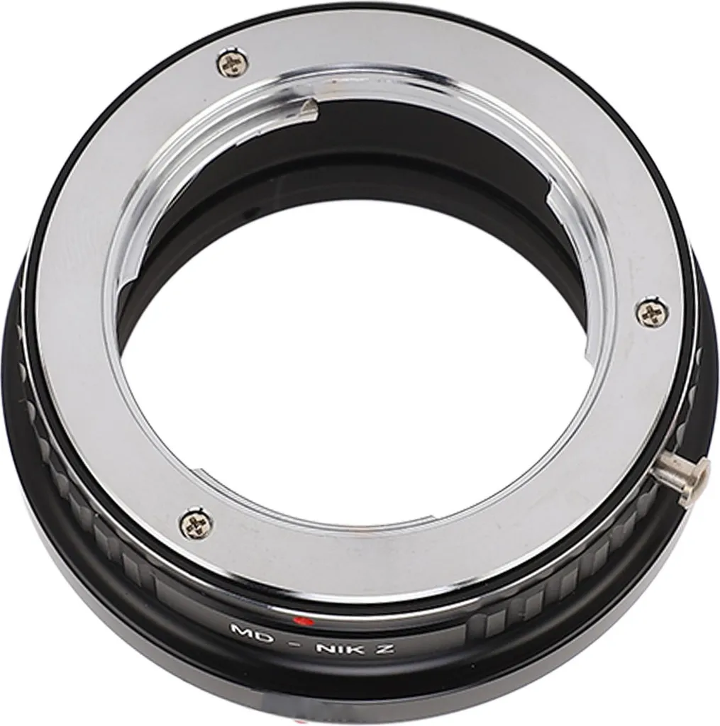 Adaptateur Objectif MD vers Nikon Z : Solution Manuel Intégral et Mat