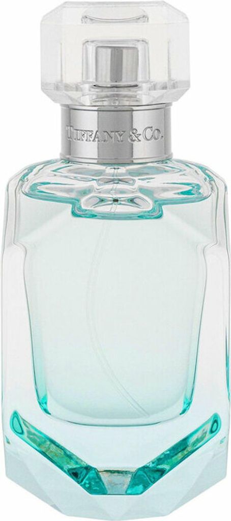 A studio shot of a Tiffany & Co. Intense Eau De Parfum bottle.