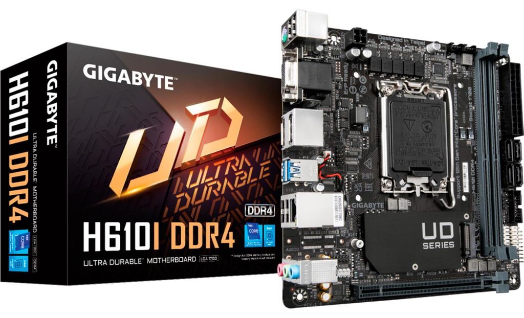 Gigabyte H610I DDR4                  (H610,S1700,mITX,DDR4) Immagine del prodotto 