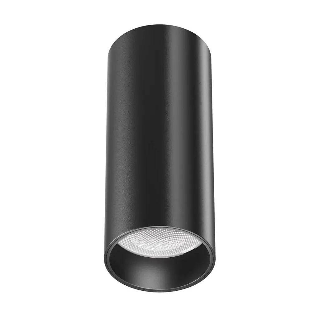 Lampada da Soffitto LED Design Minimal Nero - Luce Naturale 4000K Metallo