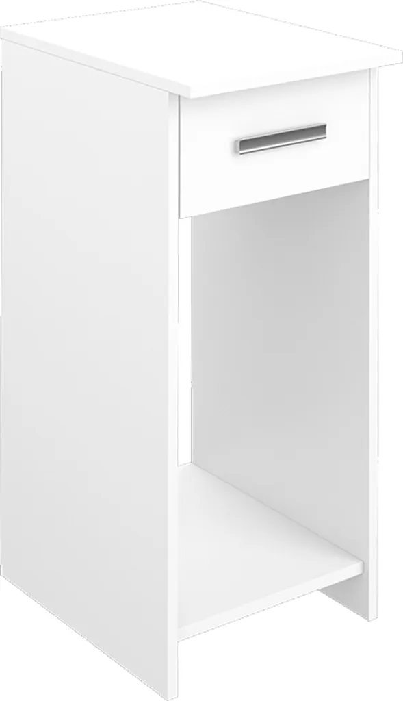 Rangement Unité Centrale Vicco Odin Blanc pour Bureau Gaming ou Travail