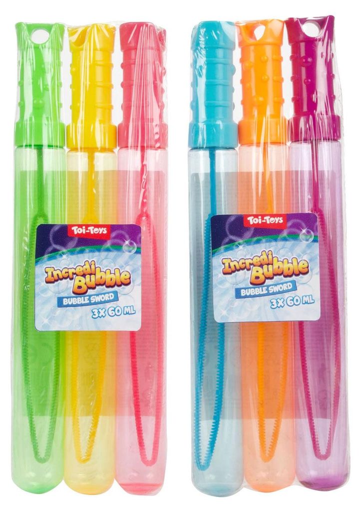 Toi-toys Incredibubble Seifenblasenschwert 60ml, 3 Stk. Produktbild 