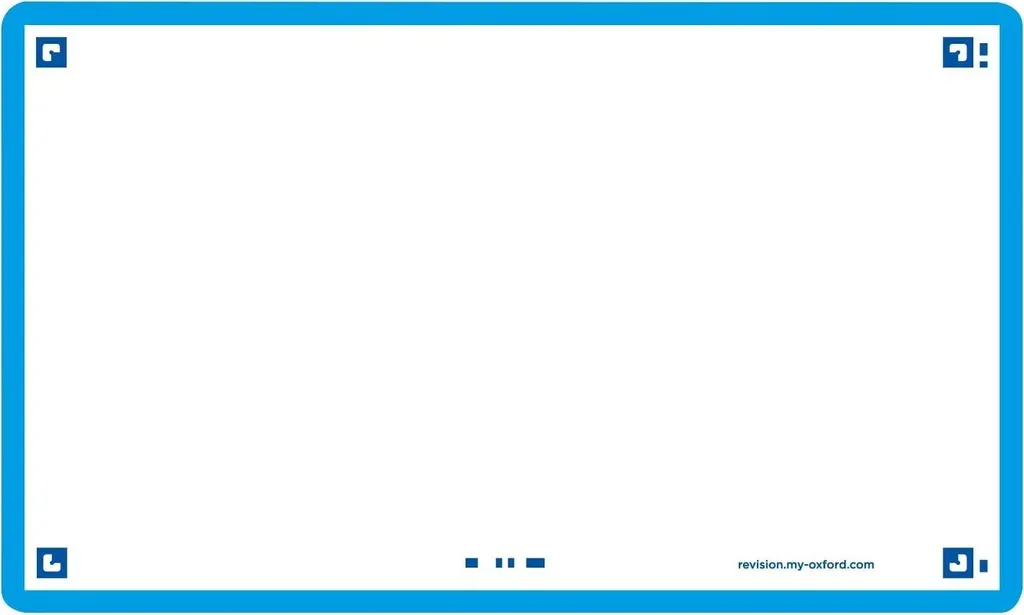 Oxford 400133888 Fiches Flash 2.0 Turquoise 75x125mm Vierges pour Révisions
