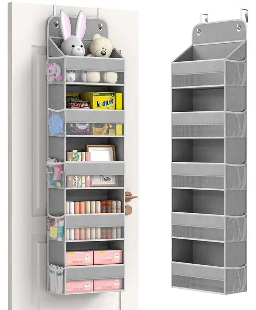 Rangement suspendu pour salle de bain et chambre enfant à 5 poches