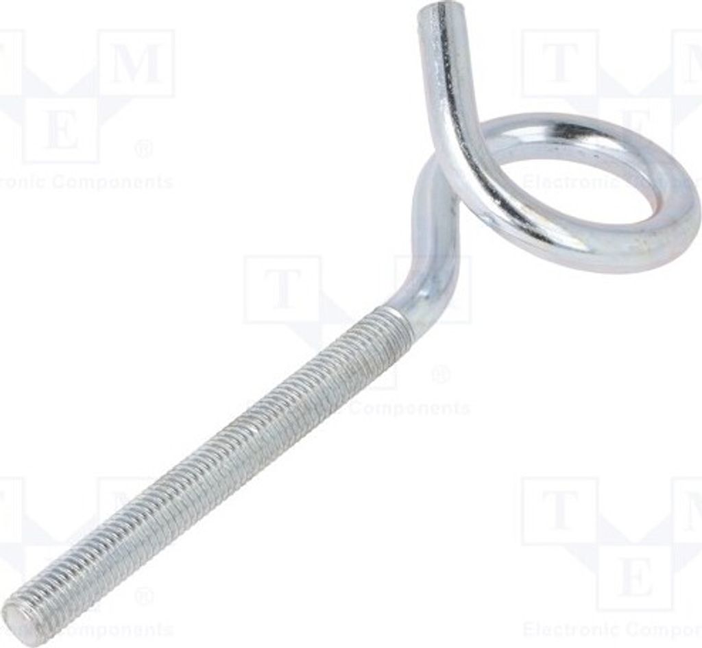 1x Haken Zink Ring- 160mm HOH10160 Schraubenbolzen