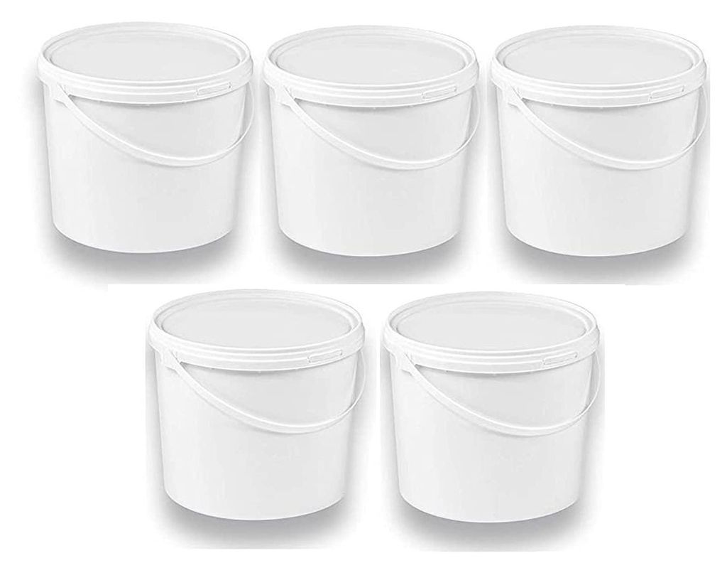 SILPLAST Eimer mit Deckel 10L x 5 Kunststoffeimer 10 Liter Produktbild 