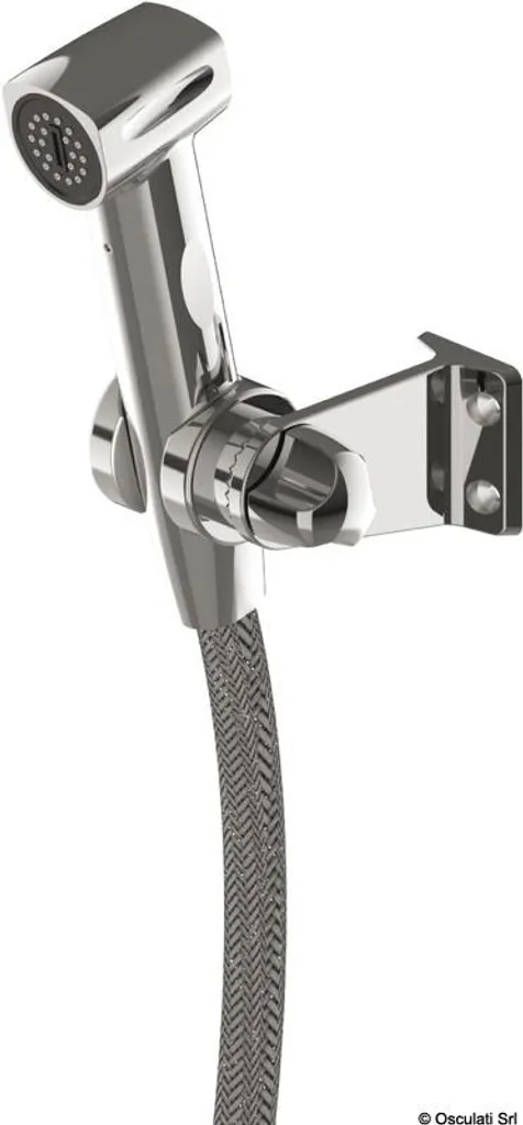 Support mural douche Osculati 15.485.01 en acier inox pour bateau