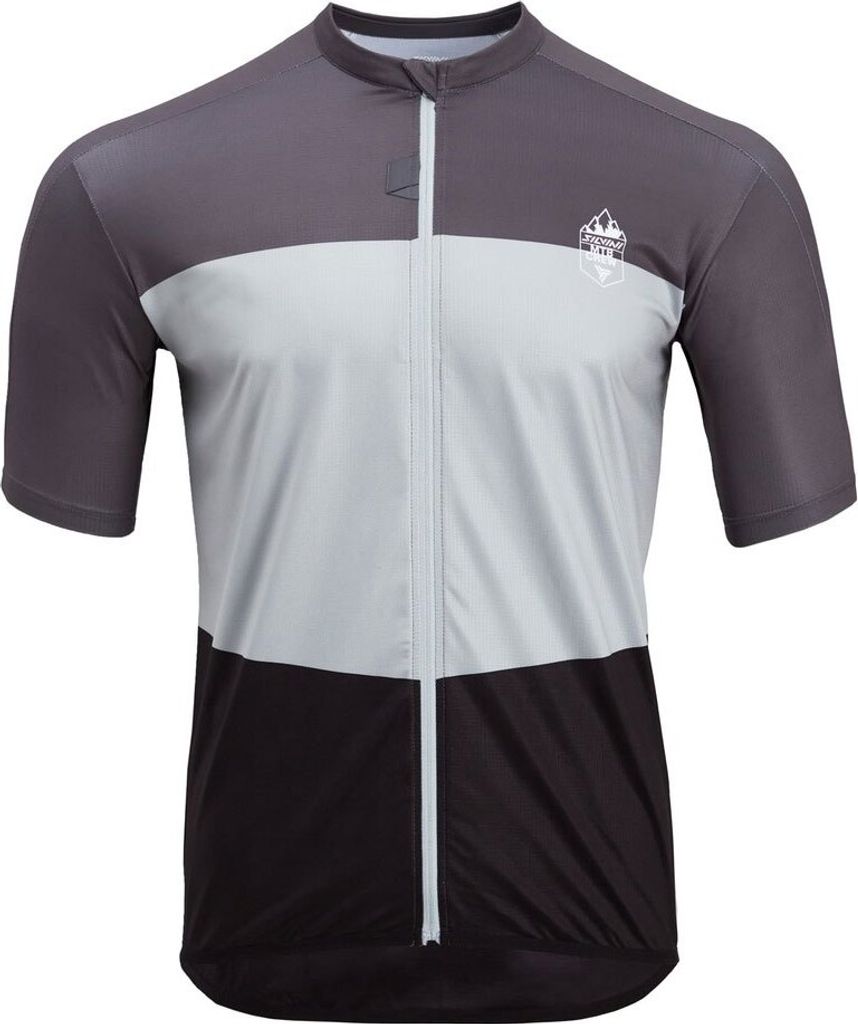 Silvini Turano Pro MD1645 Trikot Herren kurz wolkengrau-schwarz größe M 3120-MD1645-11083
