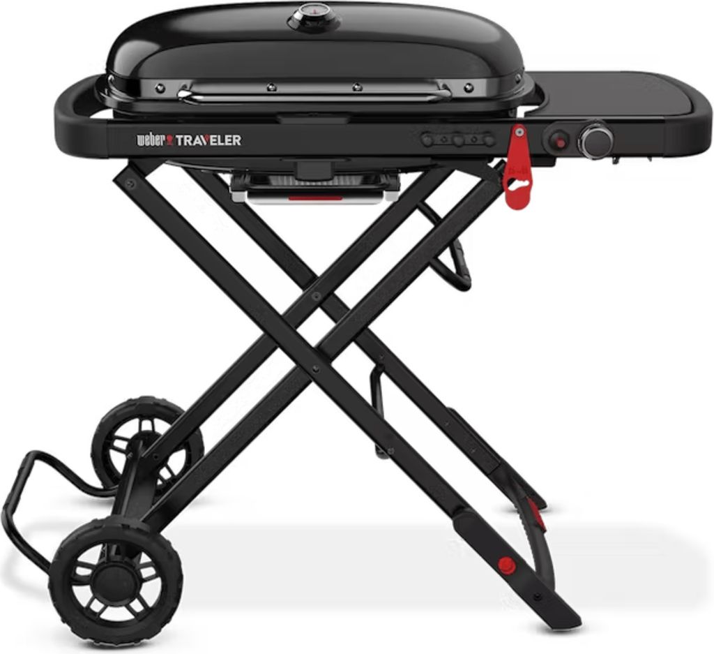 Weber Traveler Stealth 9013053 Barbecue a Gas Portatile GPL Nero 3800W 2065cm²