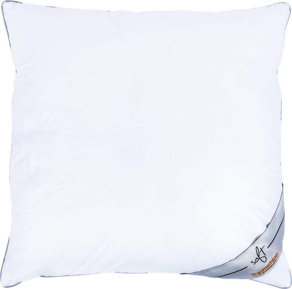 Traumschloss Soft Faser Kopfkissen 50 x 50 cm optimale Unterstützung und Formbeständigkeit