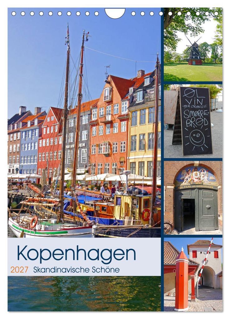 Kopenhagen. Skandinavische Schöne (Wandkalender 2027 DIN A4 hoch), CALVENDO Monatskalender