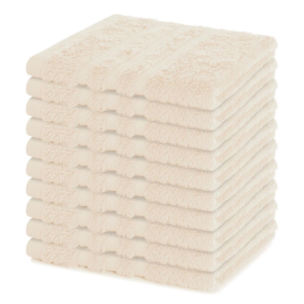 Lavea® Seiftuch 10er Set 30x30 cm, 100% Baumwolle, Produktbild 