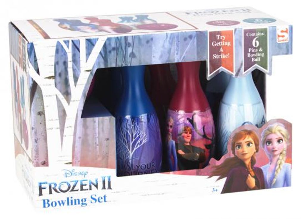 Frozen 2 Elsa Bowling-Set Kegel Set für Kinderzimmer draußen Kinder-Spielzeug 