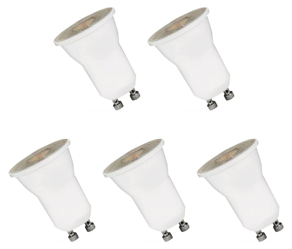 Spectrum LED-Spot GU10 4W - 230V - 300 Lumen - 3000K Warmweiß - Gemütliches Licht - Energieeffizient - 5 Stück