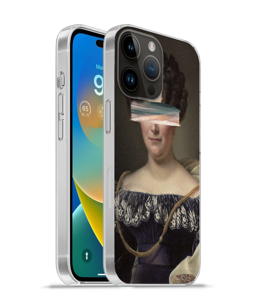 MuchoWow Handyhülle Schutzhülle Hülle für Apple iPhone 14 Pro Max Malerei - Farbe - Regenbogen Silikon Softcase Handy Hülle - Hardcover