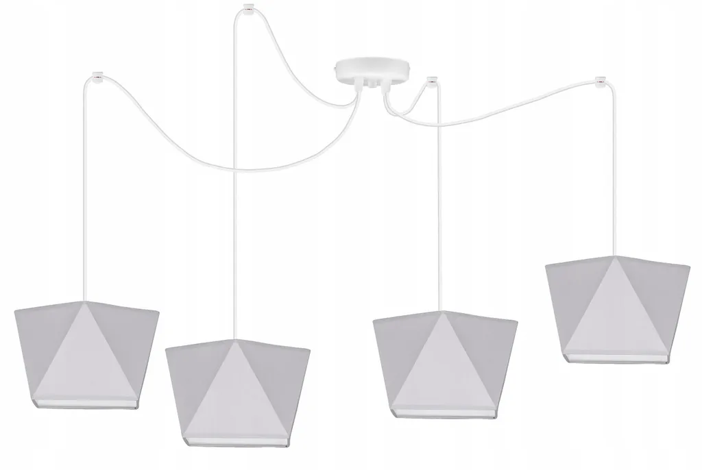 Lustre suspension araignée style loft rétro pour ampoules E27 - 9