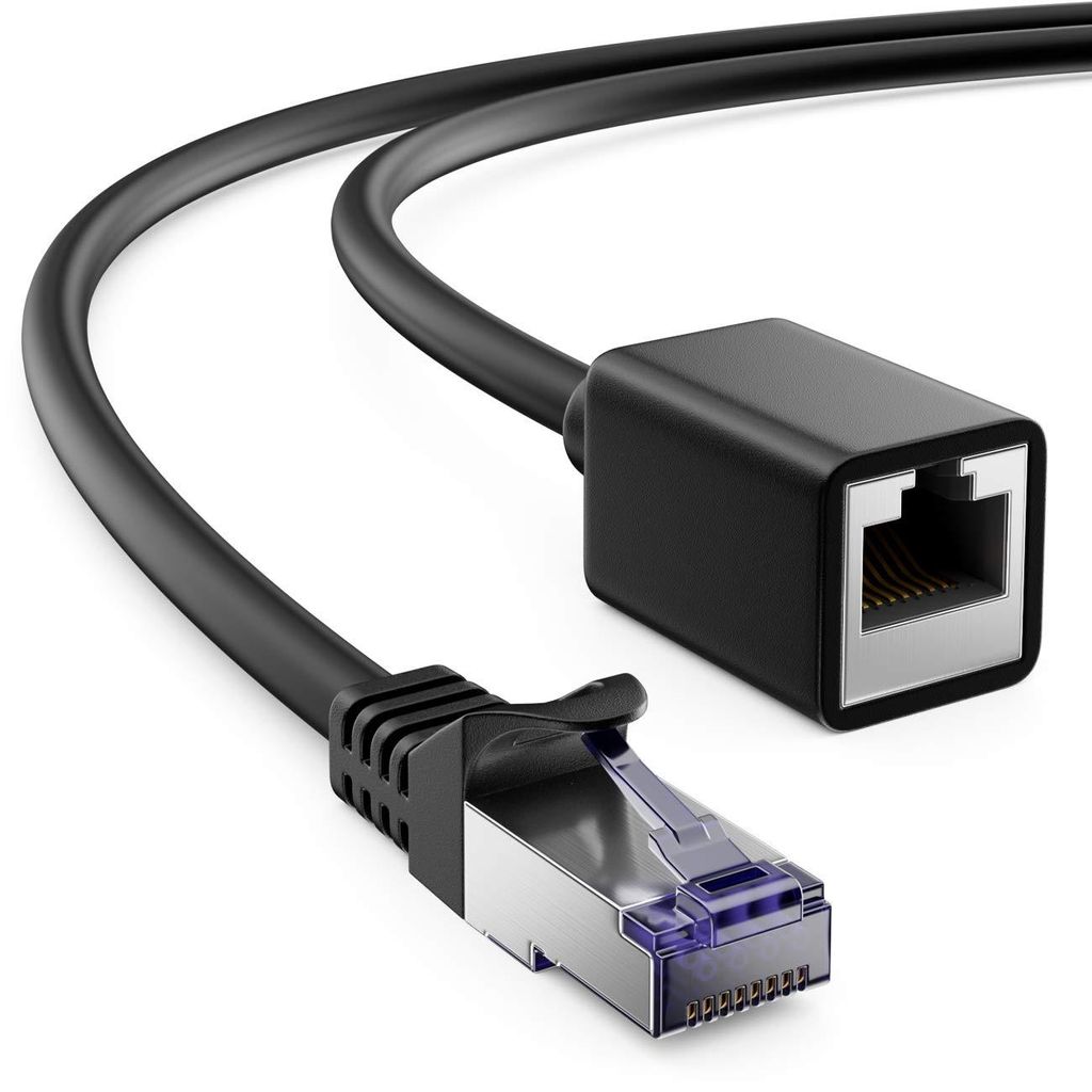 deleyCON 2m CAT7 Patchkabel Verlängerung RJ45 S/FTP 600 MHz Produktbild 