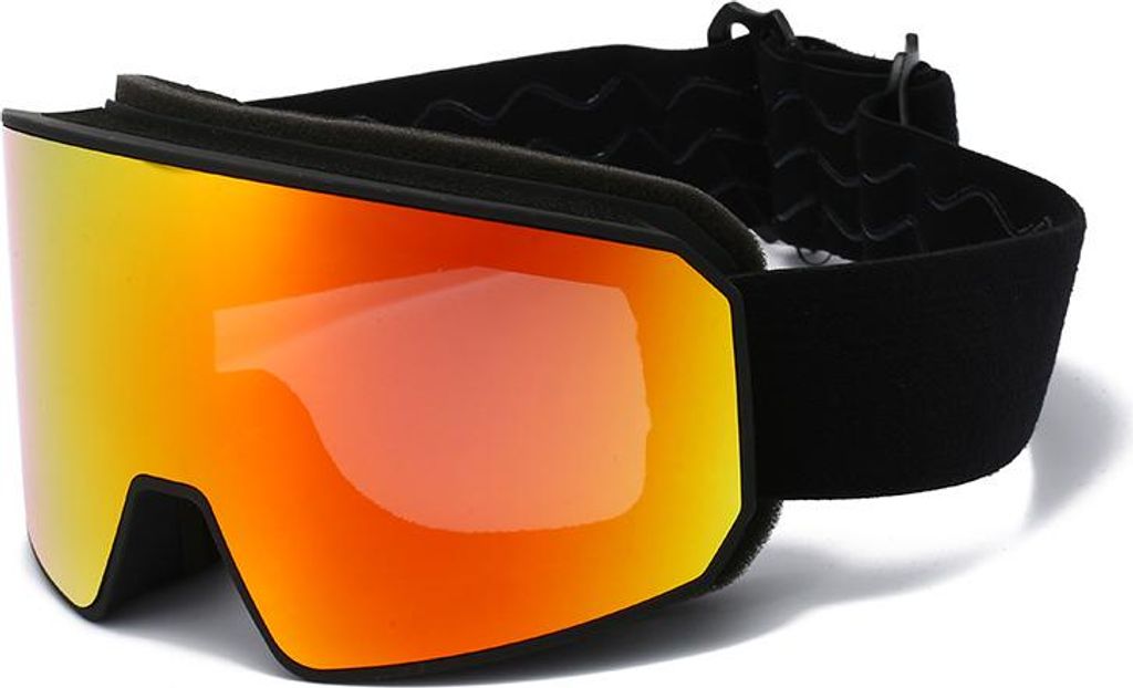 Unisex-Skibrille, OTG-Snowboardbrille, mit rutschfestem Kopfband, UV-Schutz und Antibeschlagfunktion.