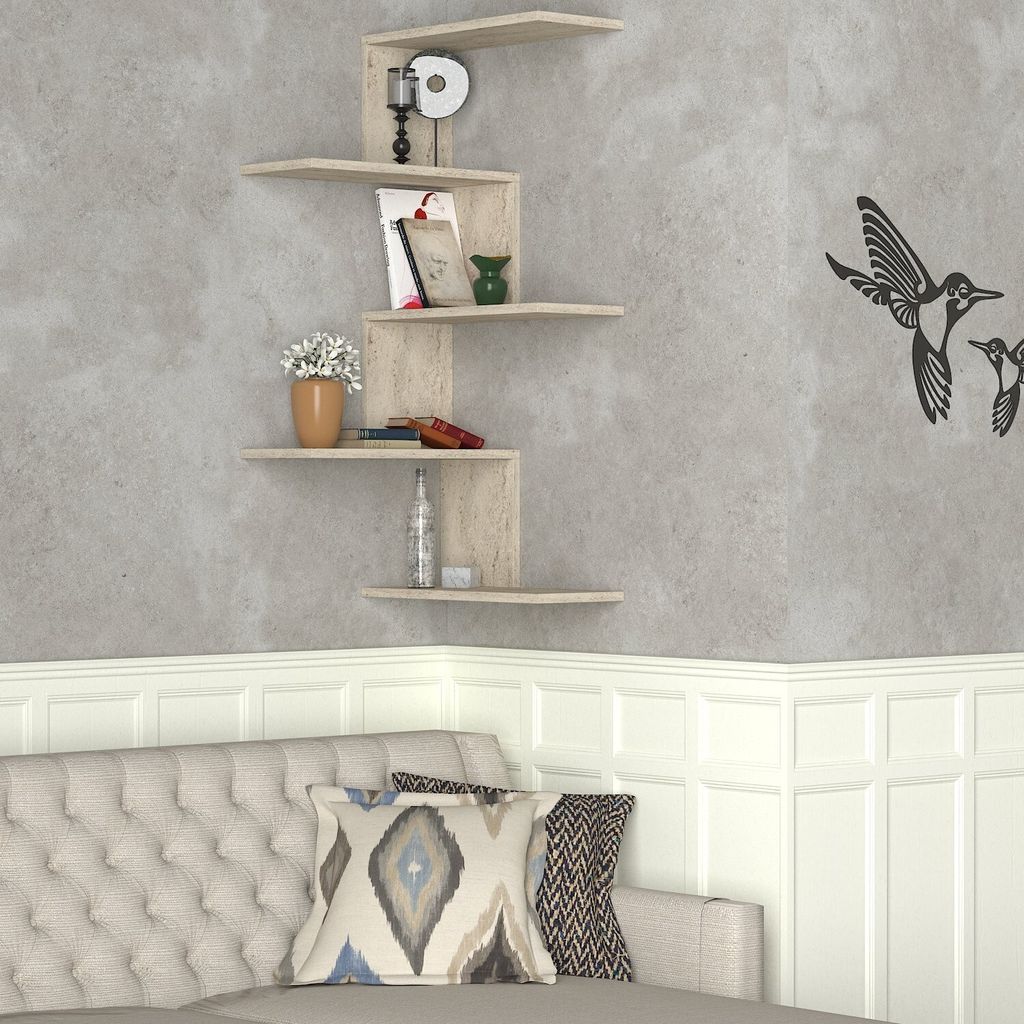 Skye Decor, Caniko, étagère murale, travertin, PANNEAU DE Image du produit 