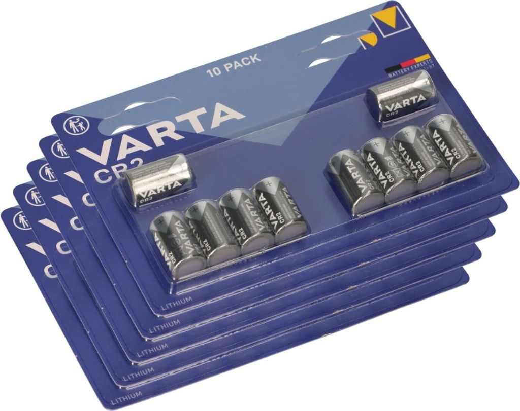 50x CR2 3V Photo Blister Varta Batterie Lithium