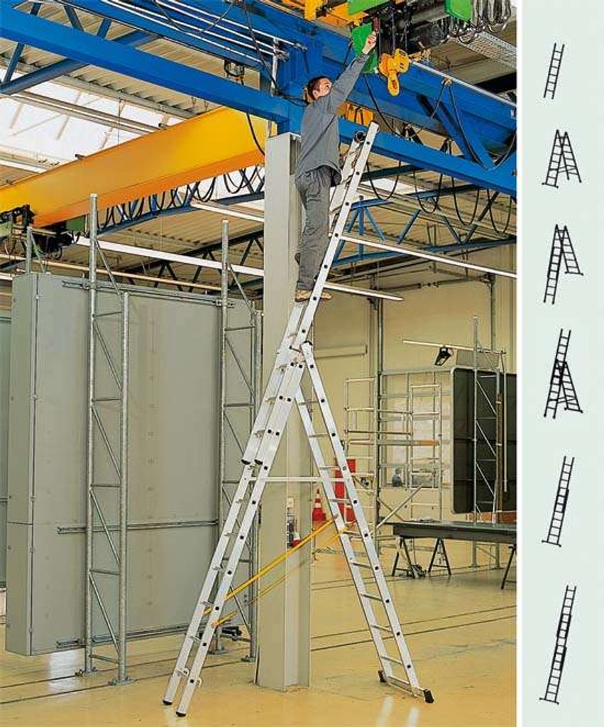 ZARGES Skymaster X - LM-Mehrzweckleiter 3 x 8 Sprossen 41538