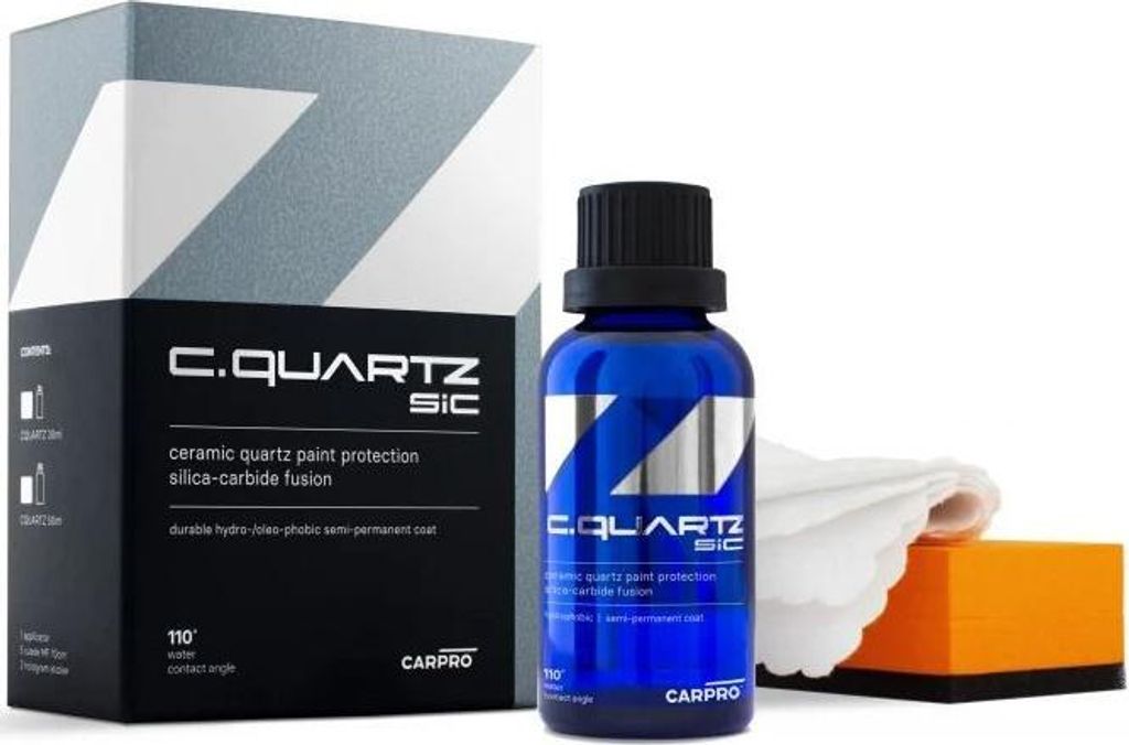 CarPro CQuartz SiC Keramik-Lackschutz Kit Pack (50 ml)