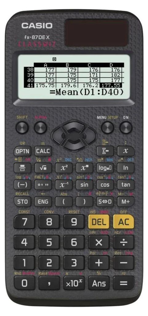 Casio FX-87DE X, Tasche, Wissenschaftlicher Taschenrechner, Produktbild 