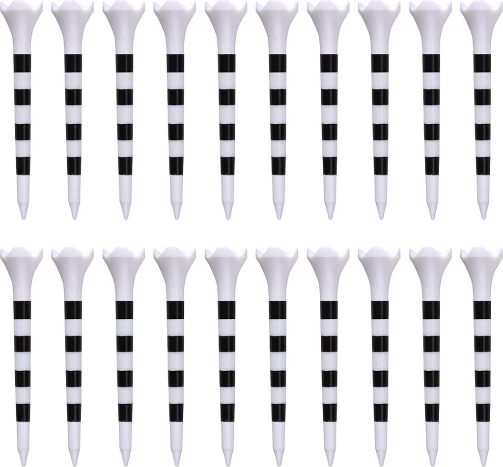20 Stück Golf-Tees, hohe Stabilität, geringe Reibung, unzerbrechlich, einfache Installation, kurze Golf-Tees, Trainingsgeräte