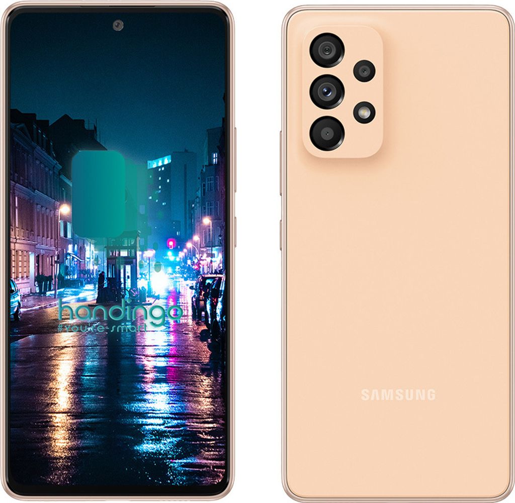 Samsung Galaxy A53 5G 128GB Awesome Peach Smartphone Produktbild 