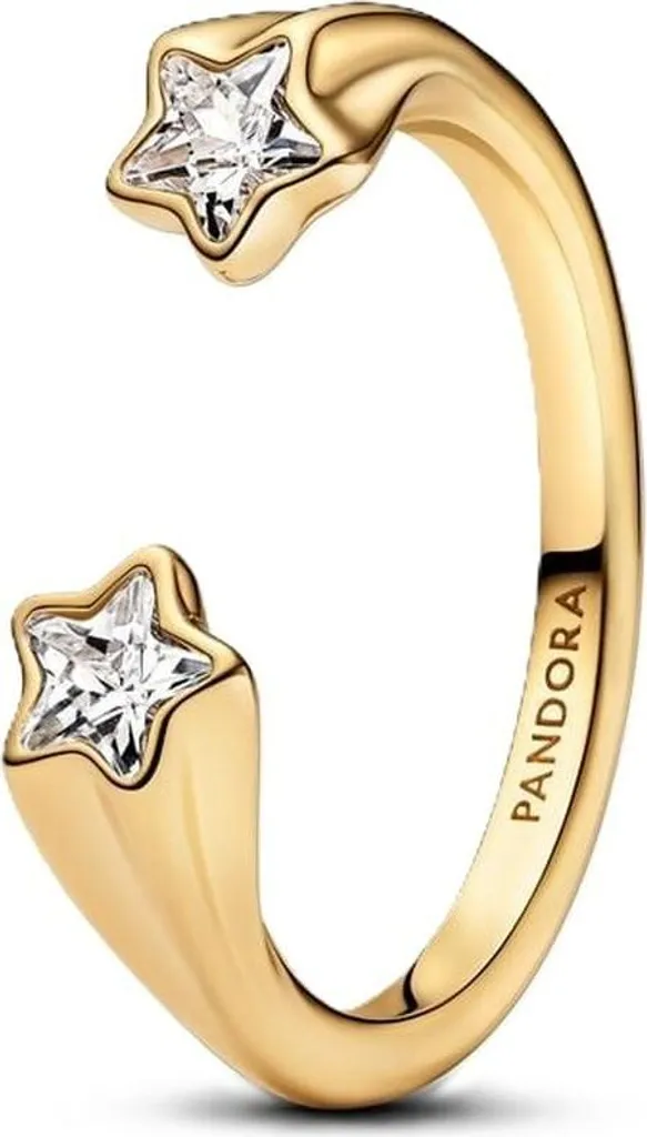 Anello Pandora Stelle Cadenti 163582C01-54 Misura 54 Oro 14k