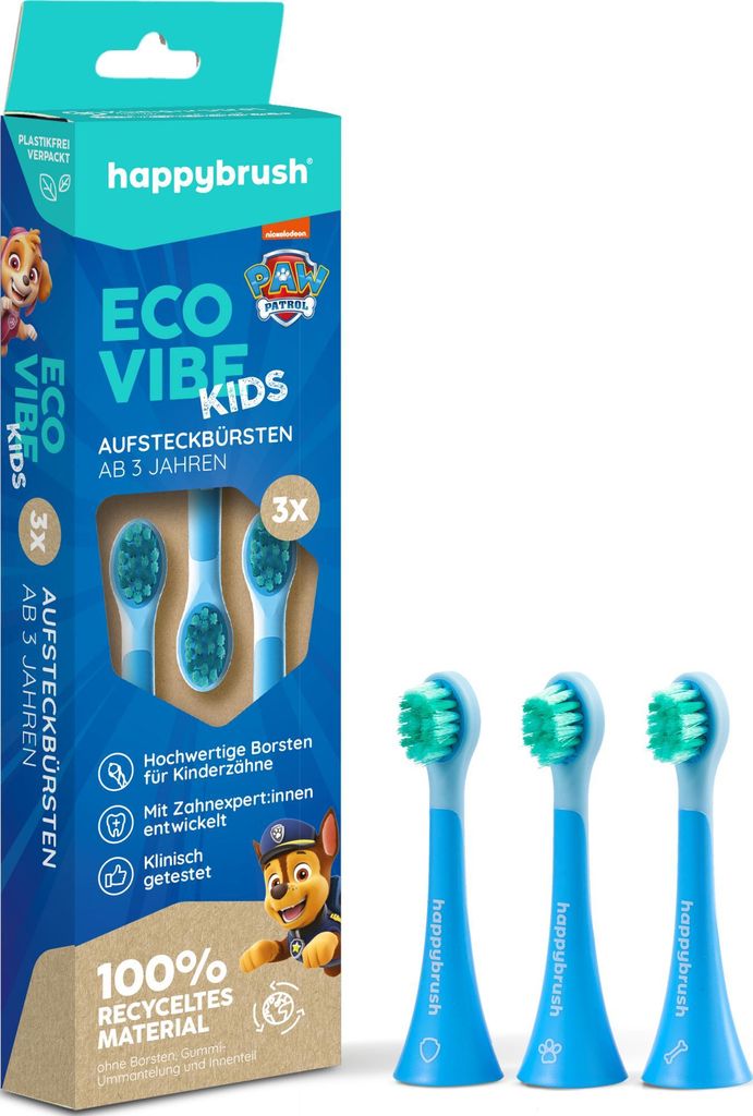 ECO VIBE KIDS Aufsteckbürsten Paw Patrol (hellblau) Produktbild 