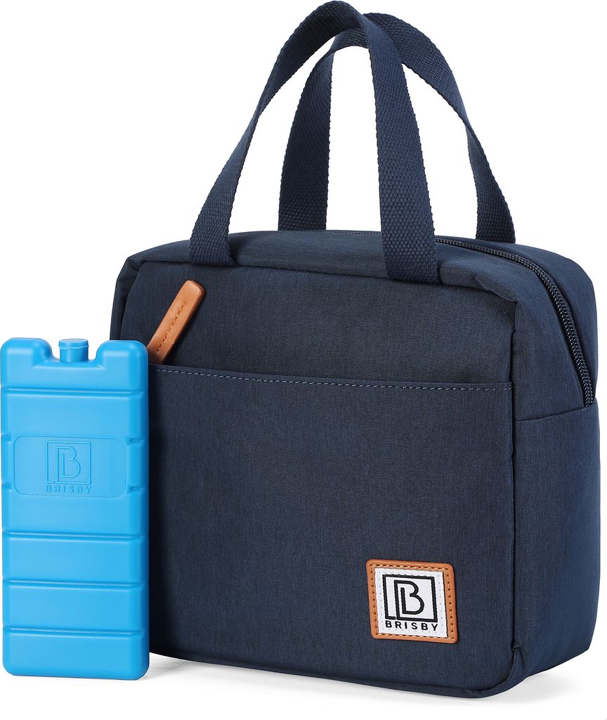 Brisby 4-lagige isolierte Kühltasche - Lunchtasche 4 Liter - Blau