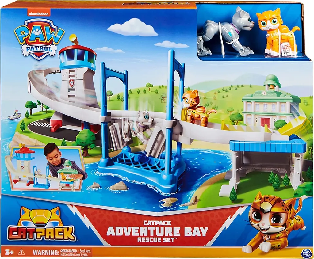 Spin Master Paw Patrol Catpack Cat Rescue Station - Set de jeu Pat'Patrouille