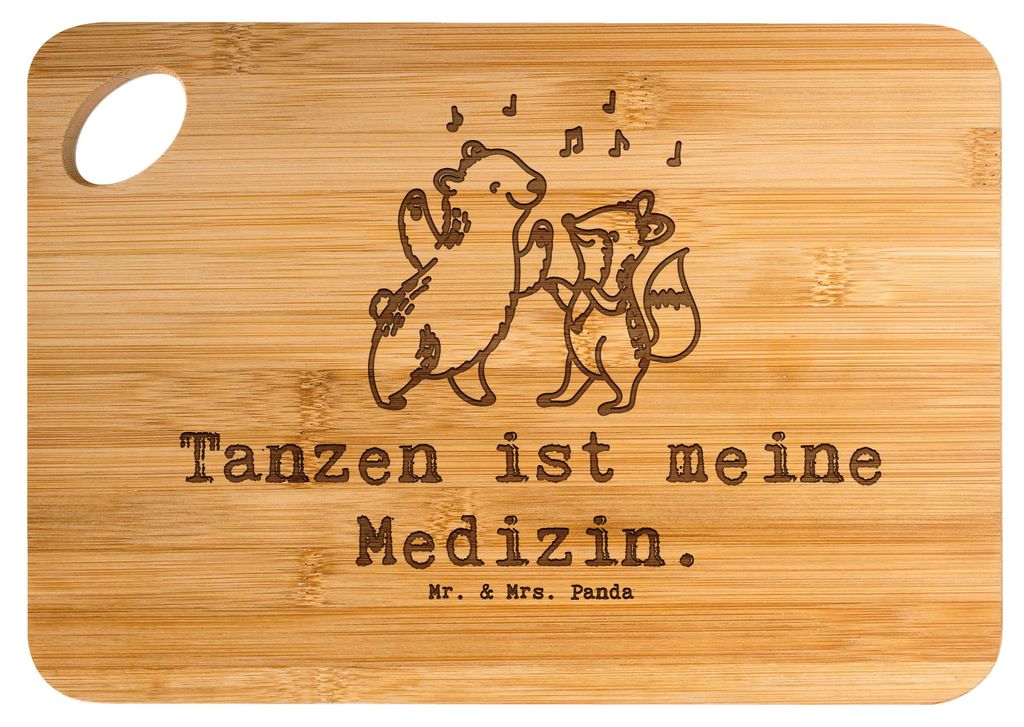 Mr. & Mrs. Panda Schneidebrett Hase Tanzen - Transparent - Geschenk, Frühstücksbrettchen, gehen, vesperbrett, Holzbrett, Frühstücksbrett, Tanzk...