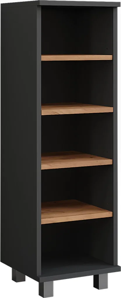 Armoire Midischrank Vicco Ilias Anthracite Chêne Doré 30x95cm 54760