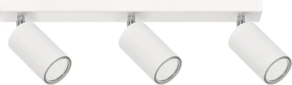 Suspension design Roller 3L métal blanc avec câbles réglables pour loft