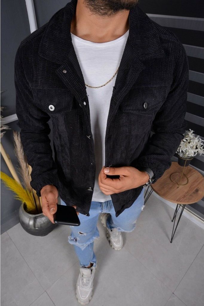 Megaman Jeans HJ-5549 Cordjacke Herren Jacke Übergangsjacke Produktbild 