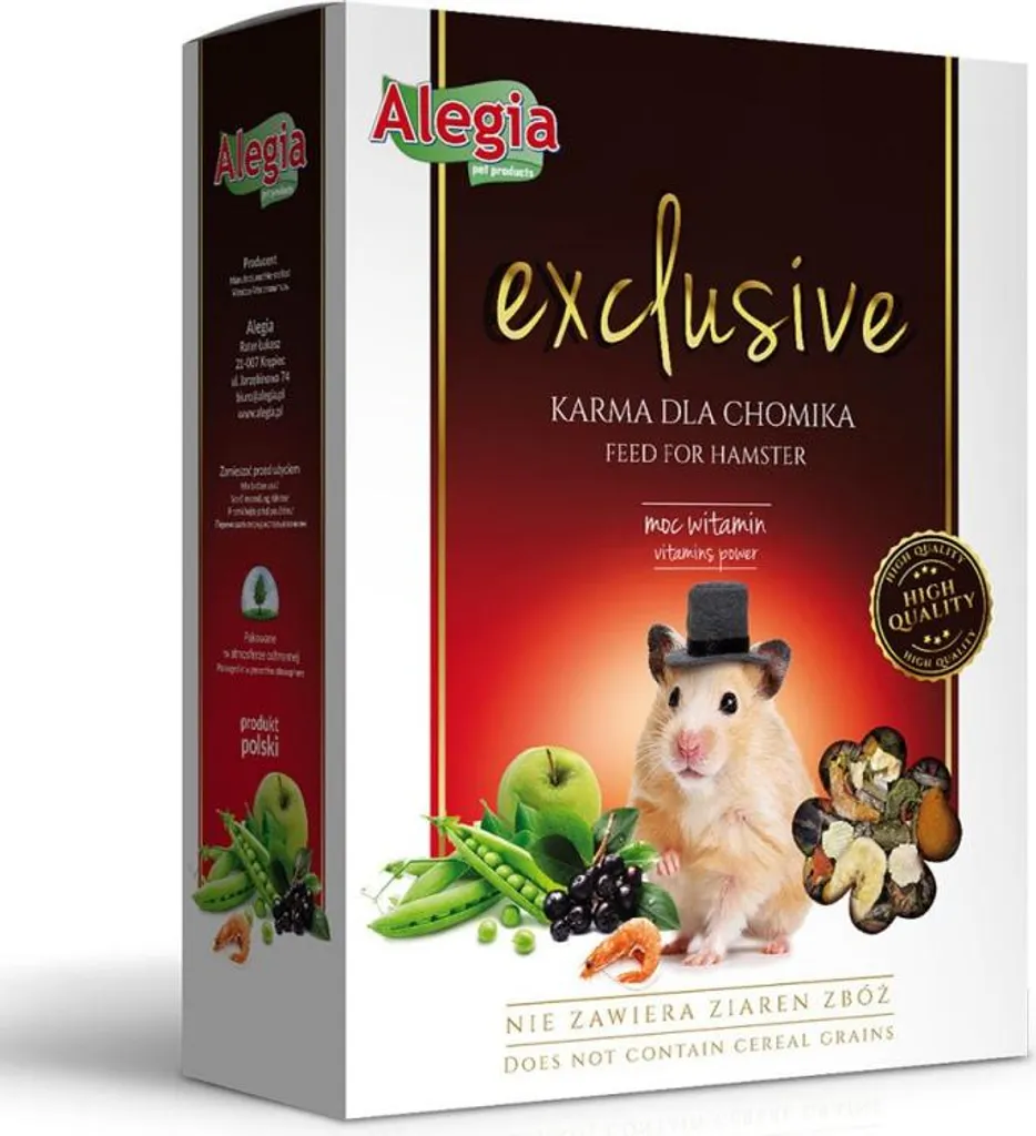 Nourriture pour Hamster Alegia Karma - Aliment Complet en Sachet de 300g