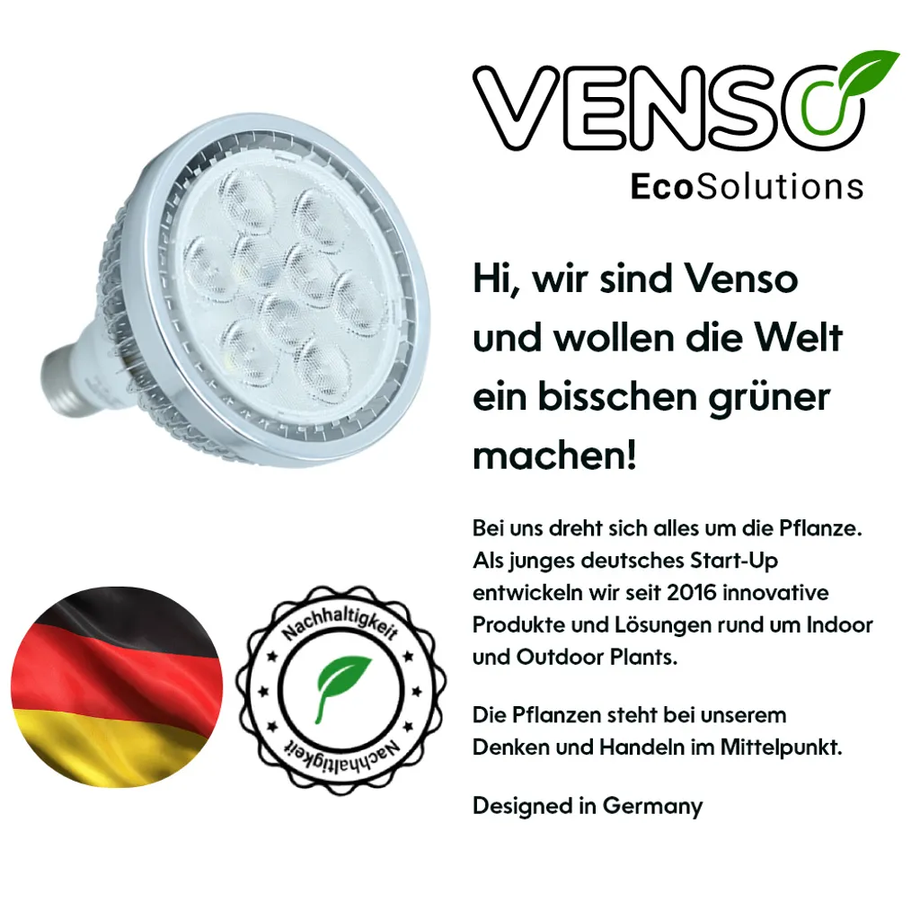 Éclairage pour Plantes d'Intérieur Parus E27 Spectre Complet LED 15W - 8