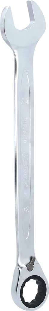 KS TOOLS GEARplus Chiave combinata a cricchetto reversibile 34 mm 503.4630