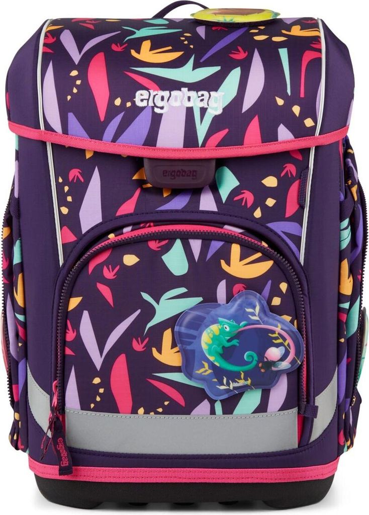 Ergobag Cubo Light Ambärzonas - 5-teiliges Schulranzenset, Farbe:ambärzonas, Größe:OS