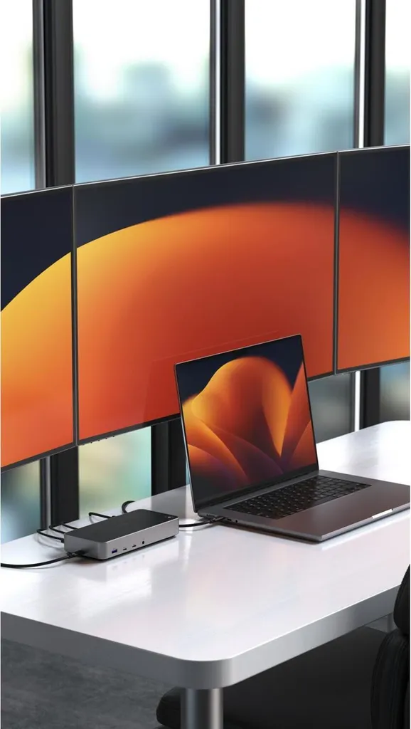Solution Triple Écran 4K Satechi pour Ordinateur USB-C USB-A avec Câble - 24