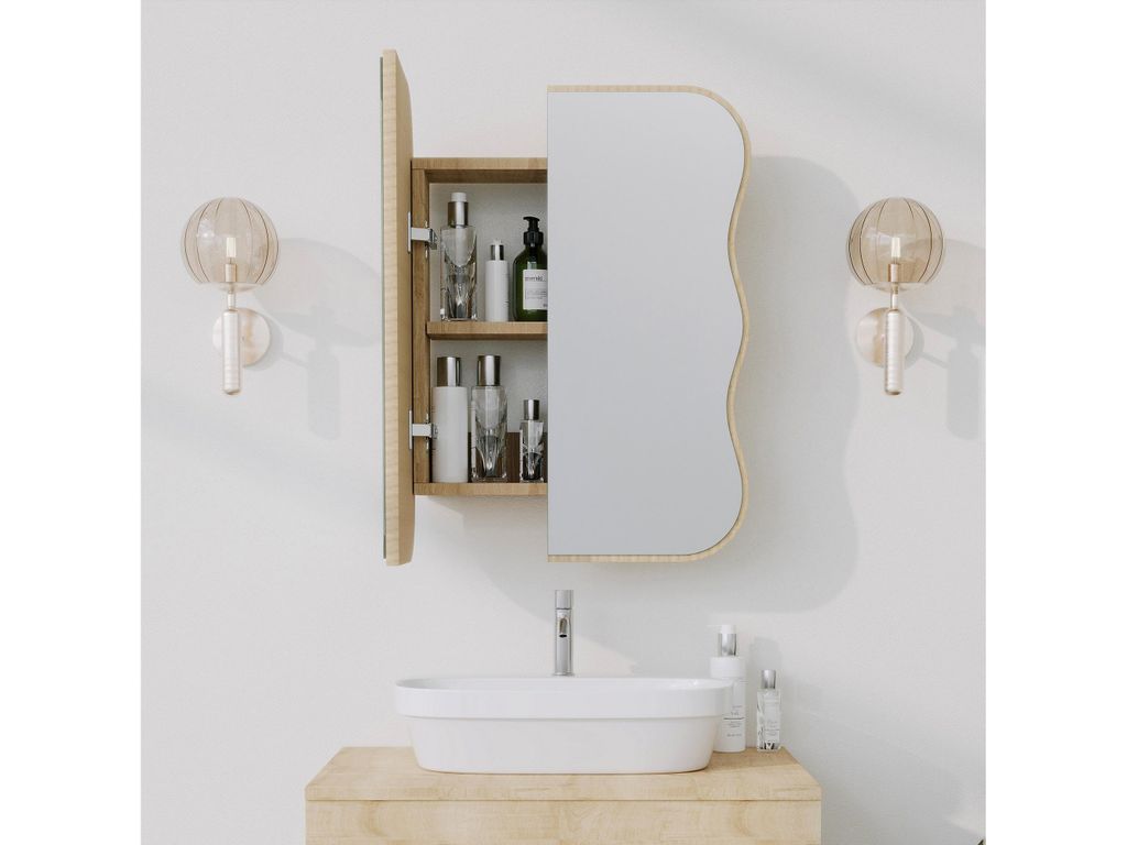 Skye Decor, Day Dream - Oak, Badezimmerschrank, Eiche, 12 x Produktbild 2