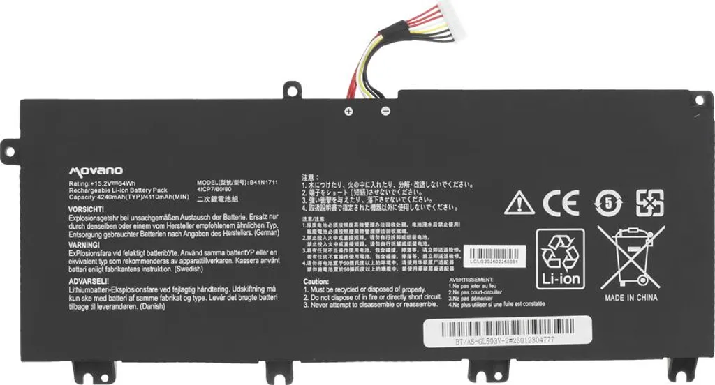 Batteria B41N1711 per Asus TUF FX705D FX705G PX705G - Offerta 64Wh - 5