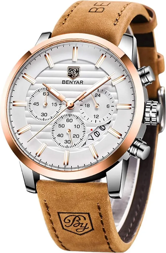 Cronografo Uomo Business Acciaio - Orologio Sportivo Professionale