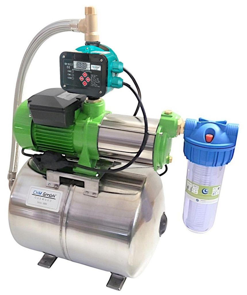 CHM GmbH Hauswasserwerk 24 Liter, 1650 Watt 6,5 Bar, 10.000 Produktbild 