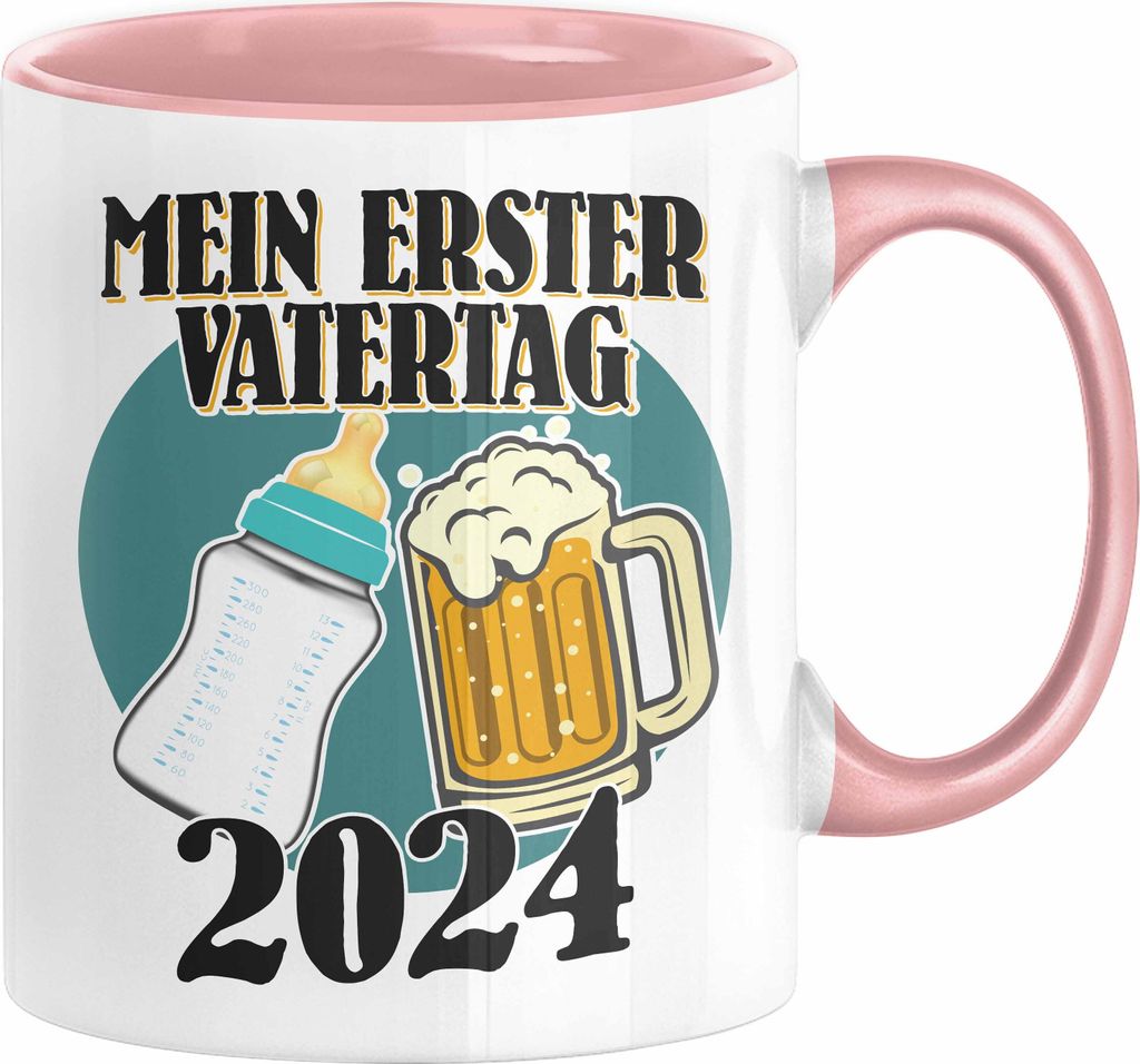 Erster Vatertag 2024 Geschenk Tasse Lustige Geschenkidee 1. Produktbild 