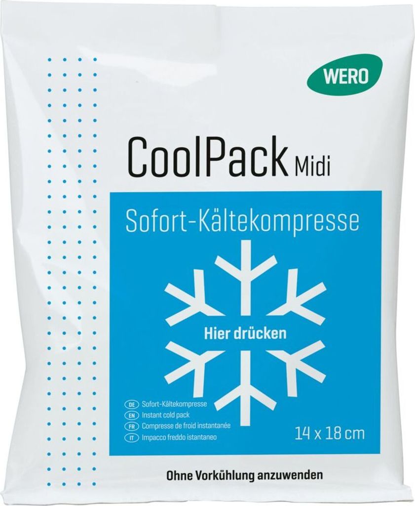 WERO CoolPack Midi Sofort-Kältekompresse, 14 x 18 cm Produktbild 
