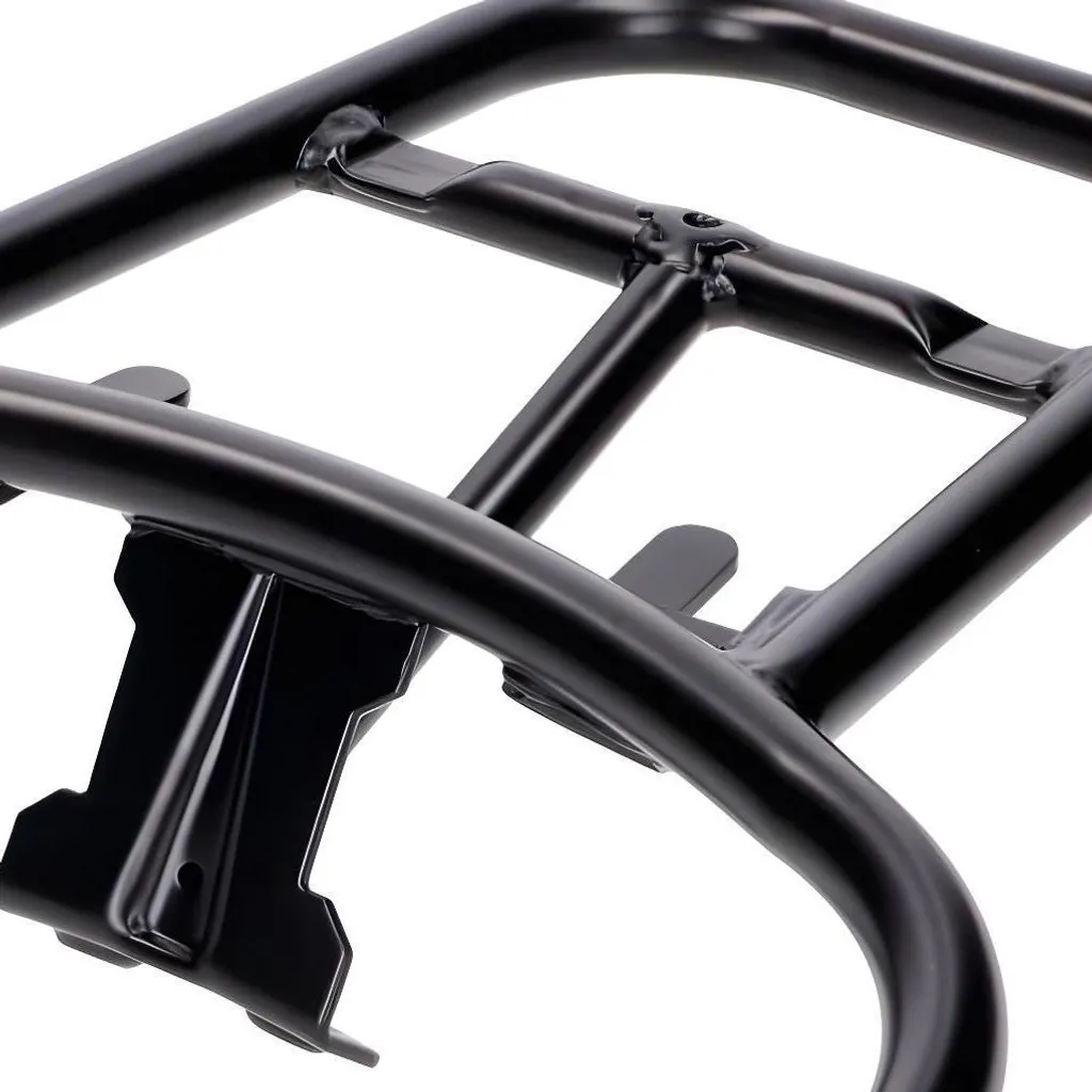 Support Top Case Vespa GTS Noir : Solution de Rangement Arrière Stable